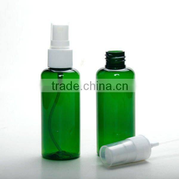 Spray cap PET bottle 70ml Green Clear