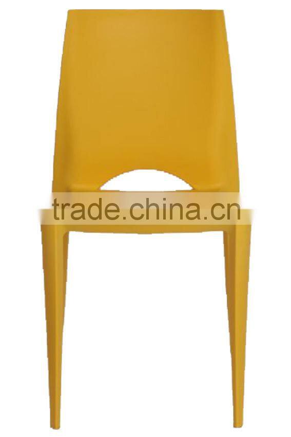Best selling products Outdoor Plastic Stakable Chair / Cafe Dining Chair