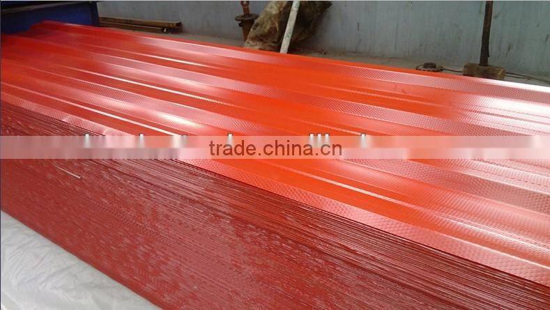 embossed corrugated roofing sheet; embossed ppgi; diamond embossed ppgi coil or sheet exported to Nigeria