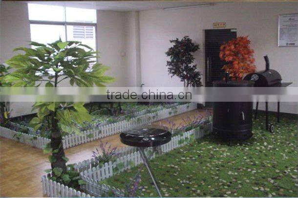 Round stainless steel charcoal bbq grill