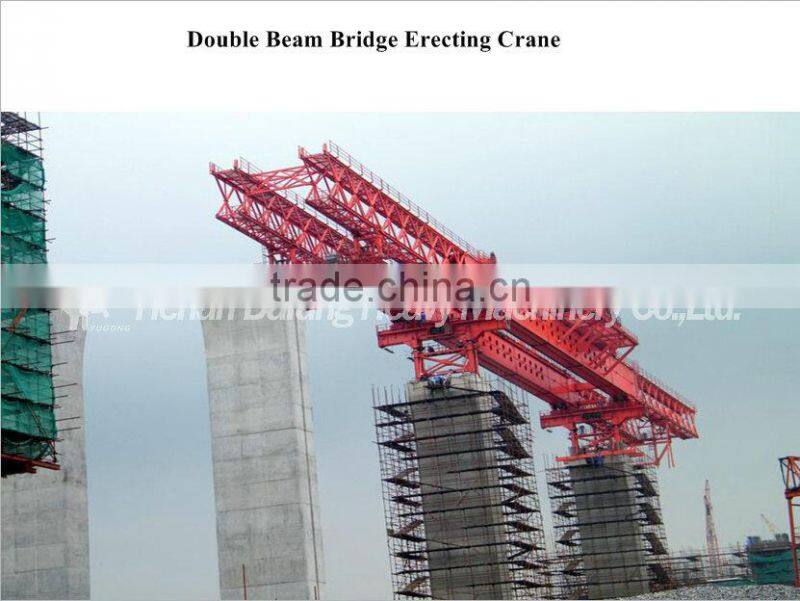 Two Rail Girder Bridge Gantry Crane with High Quality, Bridge Erecting Gantry Crane