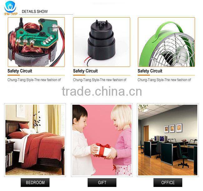 Portable Bronze 6 Inch metal Mini fan usb