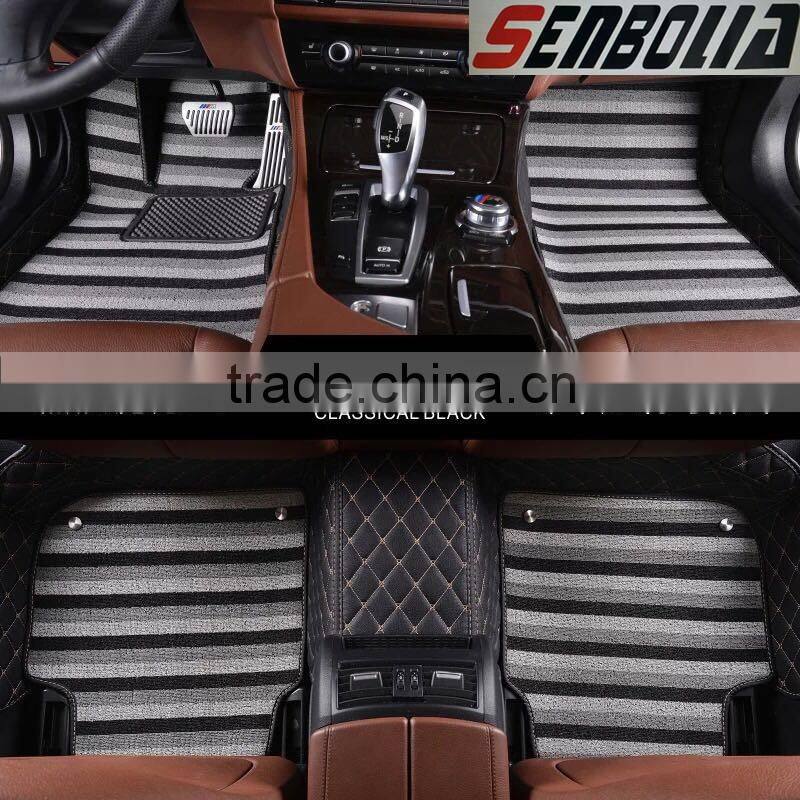Hot selling full set leather 3d car foor mat anti slip car carpet mat for Hyundai Coupe auto parts