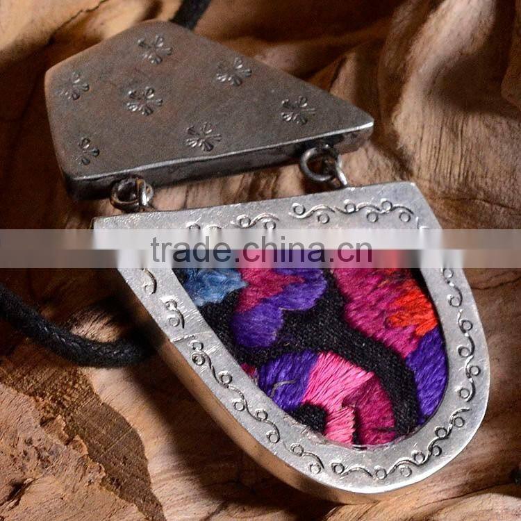 Fashion pendant necklace jewelry embroidery miao necklace used for women clothing