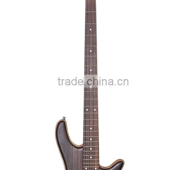 basswood body 4 string electric bass guitar