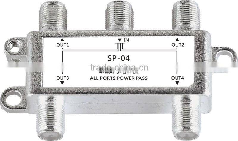 Satellite 4-Way Splitter