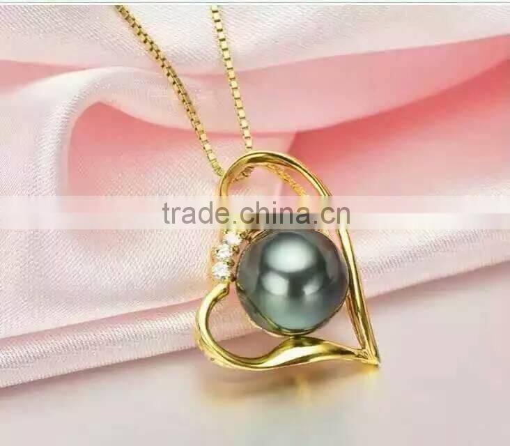 Fashionable zircon natural freshwater pearl jewelry set 925 silver