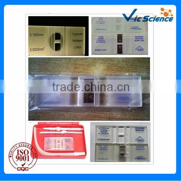 Polytype Blood Counting Chamber with Bright Line