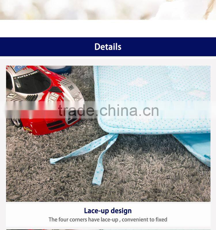 Newborn baby cotton thick bedding mattress baby mat blue color