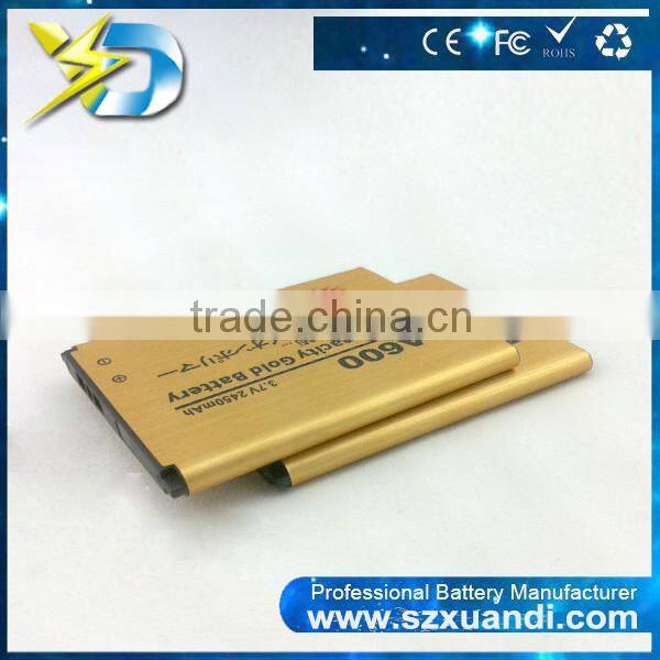 wholeasale for BA600 cell phone Gold label lithium battery with competitive price