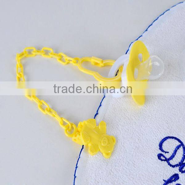 2pk wholesale smile bear pp baby pacifier clip
