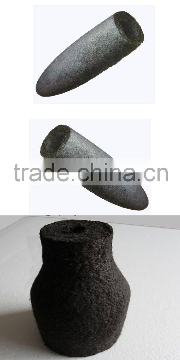 Carbon fiber high performance, profiled composite preform, 3D irregular preform