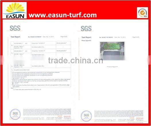 Eco-friendly Interlocking Synthetic Grass Tile for garden