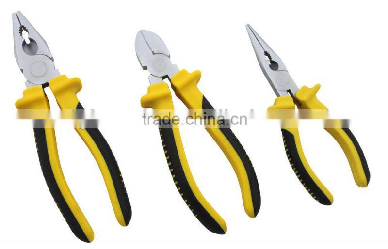 RIGHTTOOLS RT-JDC5 High quality Polished finish side cutting pliers with TPR handle,wire cutting plier