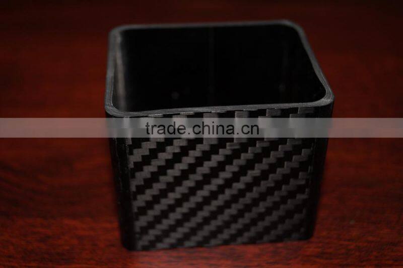 High performance carbon fiebr suqare tube in China