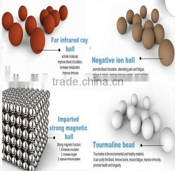 stainless steel pendant necklace, with negative ion, FIR, magnet and germanium stone