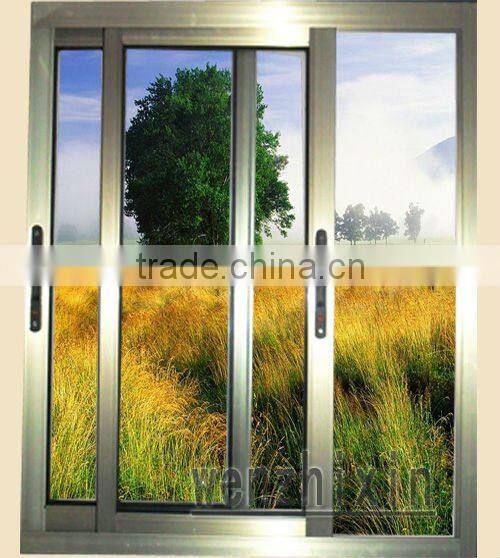 champagne color aluminum sliding window
