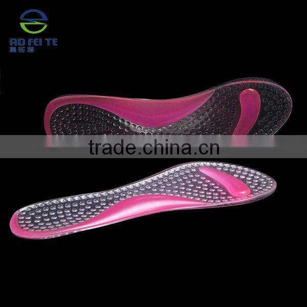 2 Pair Silicone Gel Non-Slip Arch Support Pads Shoe Heel Silicone Insole Cushion