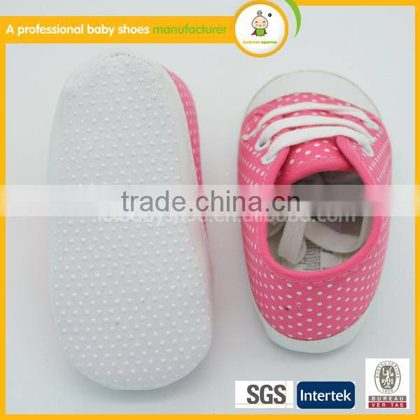 2015 china fancy fashion flat canves baby girl shoes kids