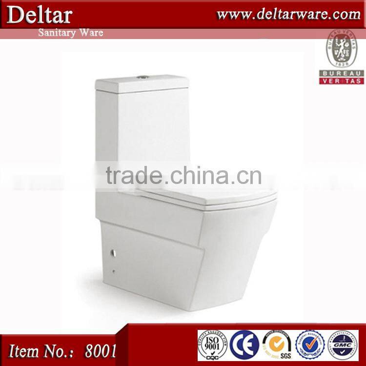T Shape washdown toilet,one-piece toilet WC P-trap ,toilet bowl 180/S-trap 300