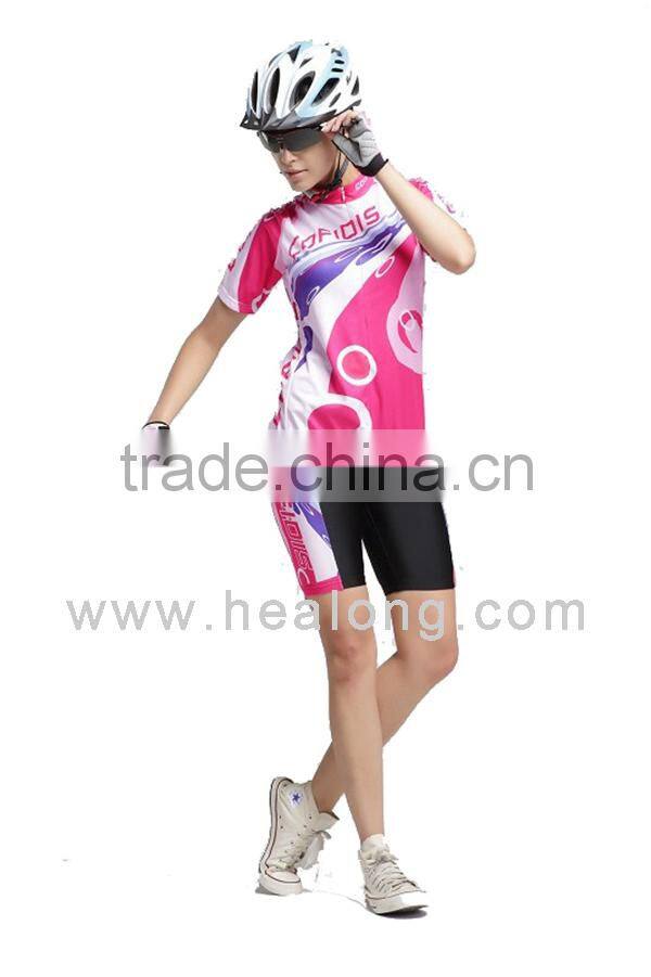 2014 fashionable women cycling jersey