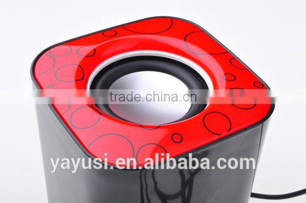 Passive type computer audio speaker With Passive Vibration ,speaker box