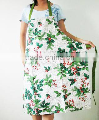 printing Christmas apron bib style
