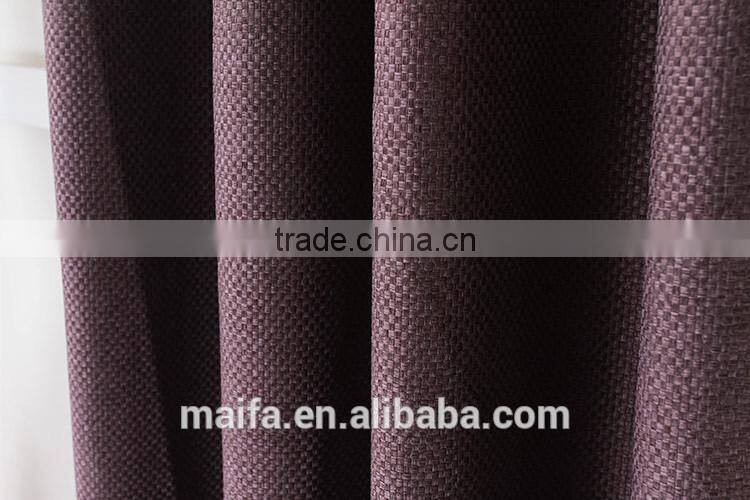 2016 New design plain blackout window curtain valance for arab