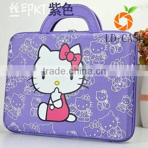 Lovely hello kitty Printing Custom Neoprene notebook sleeve