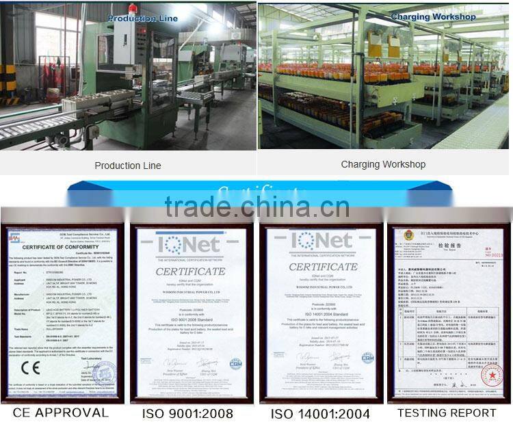 Evironmentally friendly 24 volt 28ah lead acid battery for self balancing electric scooter