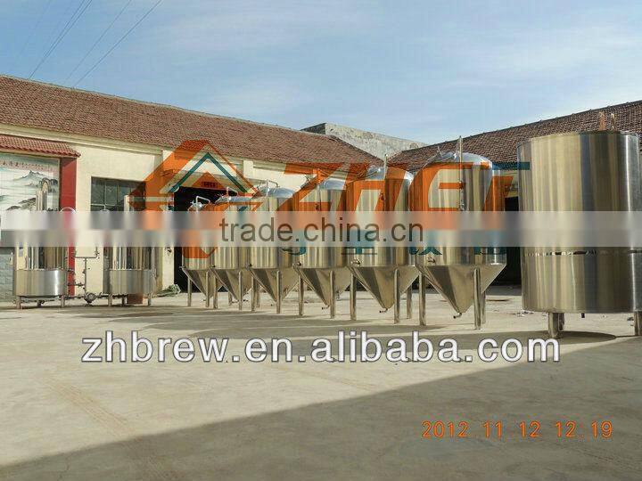 500L micro stainless steel hotel beer brewing equipment CE