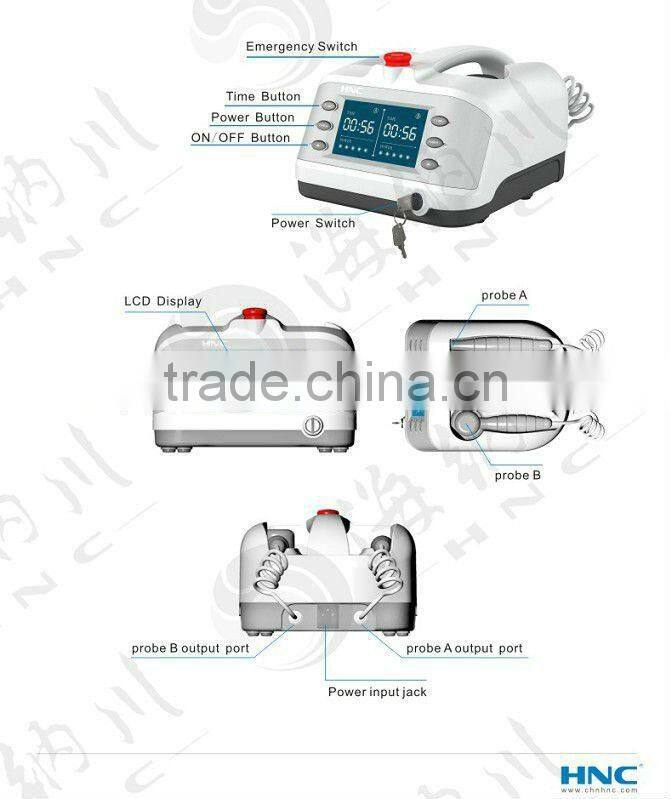 arthritis and osteoarthritis rehabilitation device (LLLT) cold 808nm laser electroacupuncture