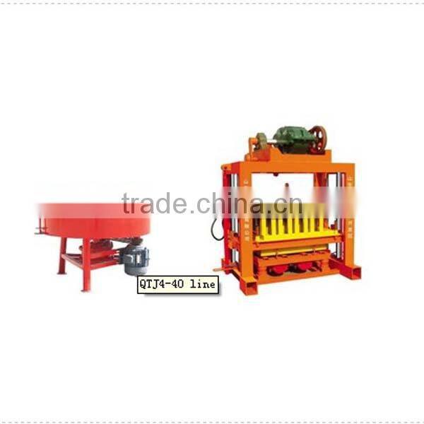 High profit Low investment Project for QTJ4-40 Block Making Machine/Paver and standards Brick Machine supplier