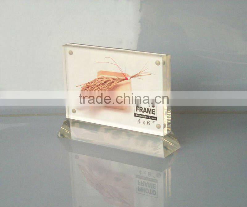 bespoke acrylic block with round corners