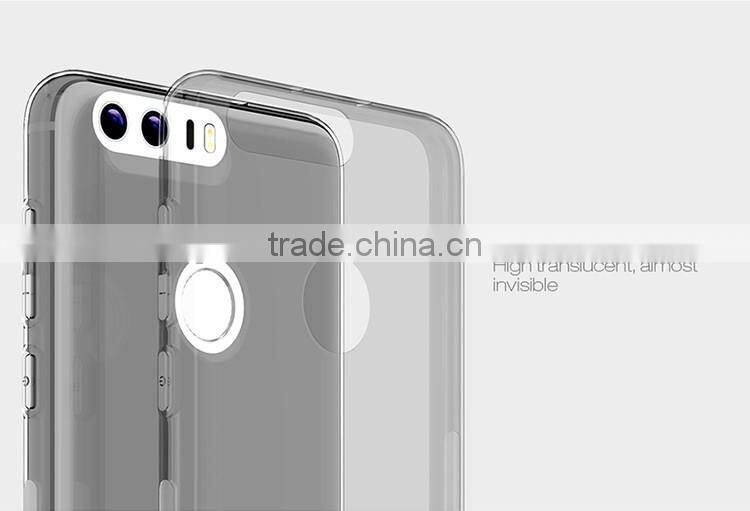 2016 Newest High Quality Nillkin Nature Transparent Soft TPU Case Back Cover For HUAWEI HONOR 8