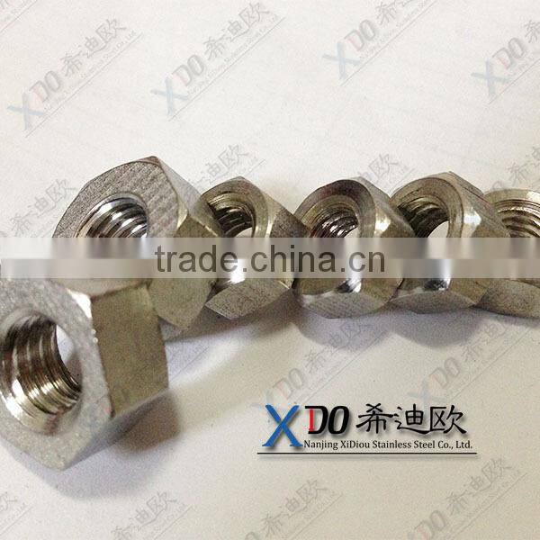 Duplex S31803 &1.4462 S32750 / 1.4410 stainless steel fasteners lock Hex nuts S32760 / 1.4501