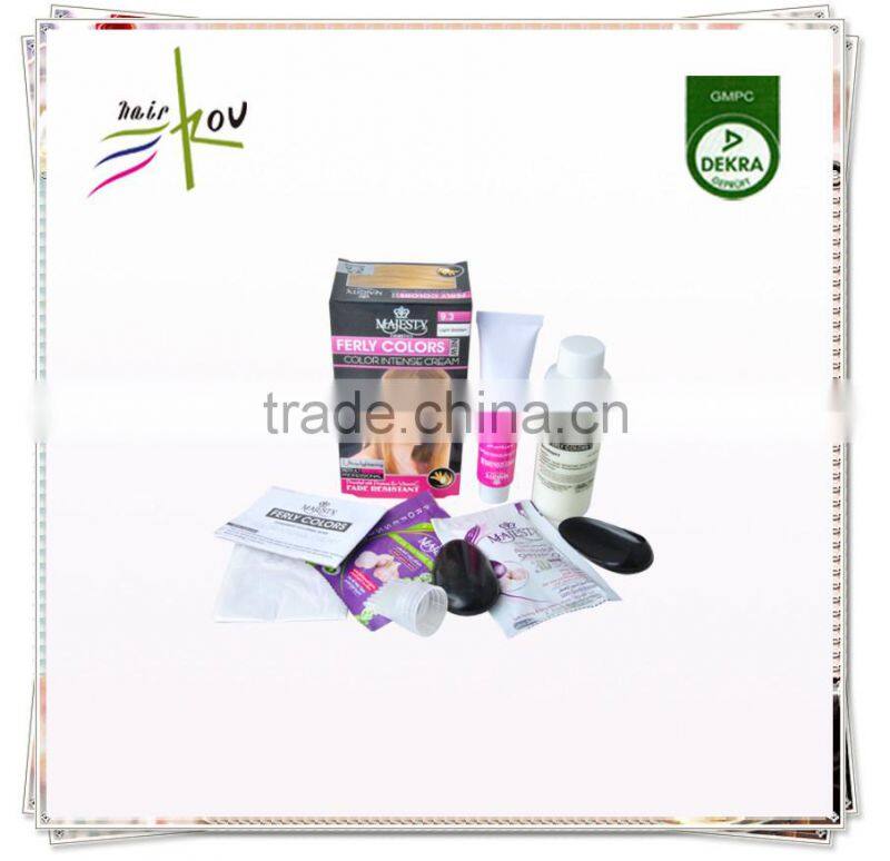 Chinese double hair dye ammonia hair dye high quality