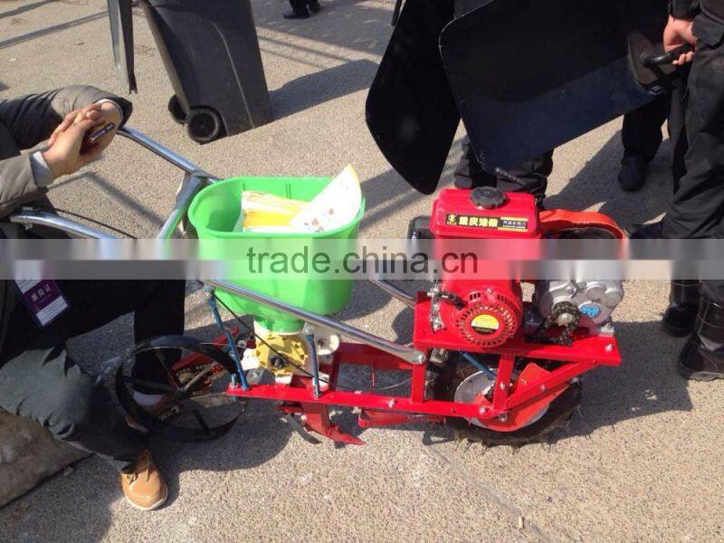 Newest Hand push corn/peanut/maize planter machine/seeder machine with desel engine