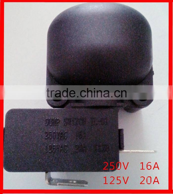 Dump Switch Tip-over protection switches electrical switches power botton for room heater