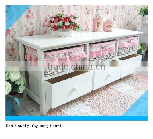 Storage Cupboard Drawers Shelf White Large 6 Shoe Storage Box Bedroom Baby Wood