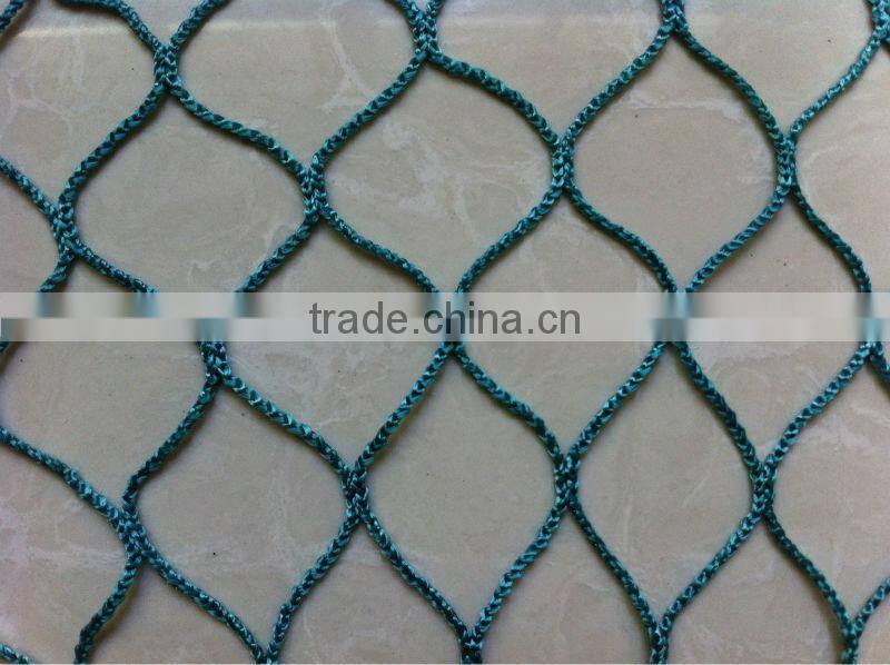 GOLF NET, HDPE knotless net or knotted net