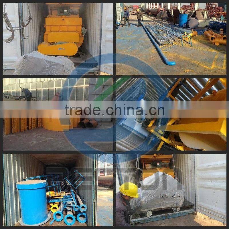 Low price PLC schenider Control HZS25 mini batching plant sold to Algeria