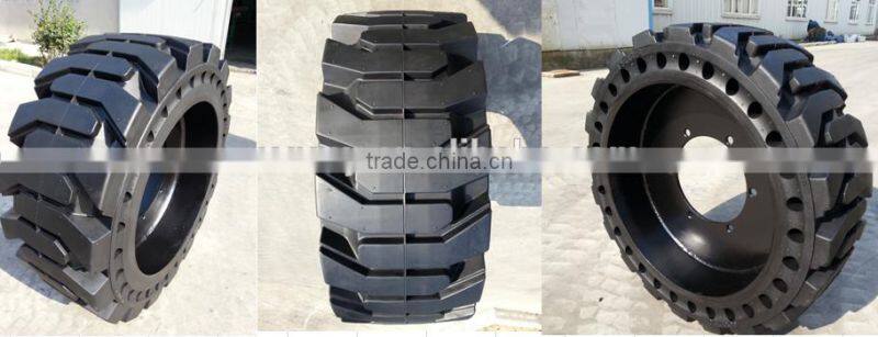 tire wheel assembly solid skid tire 10x16.5 10-16.5