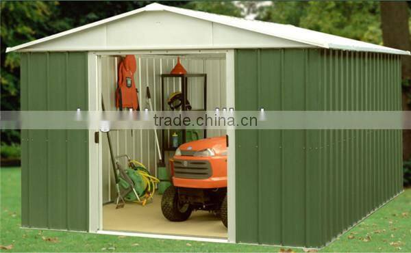 steel metal garden house/2015 hot sale garden room