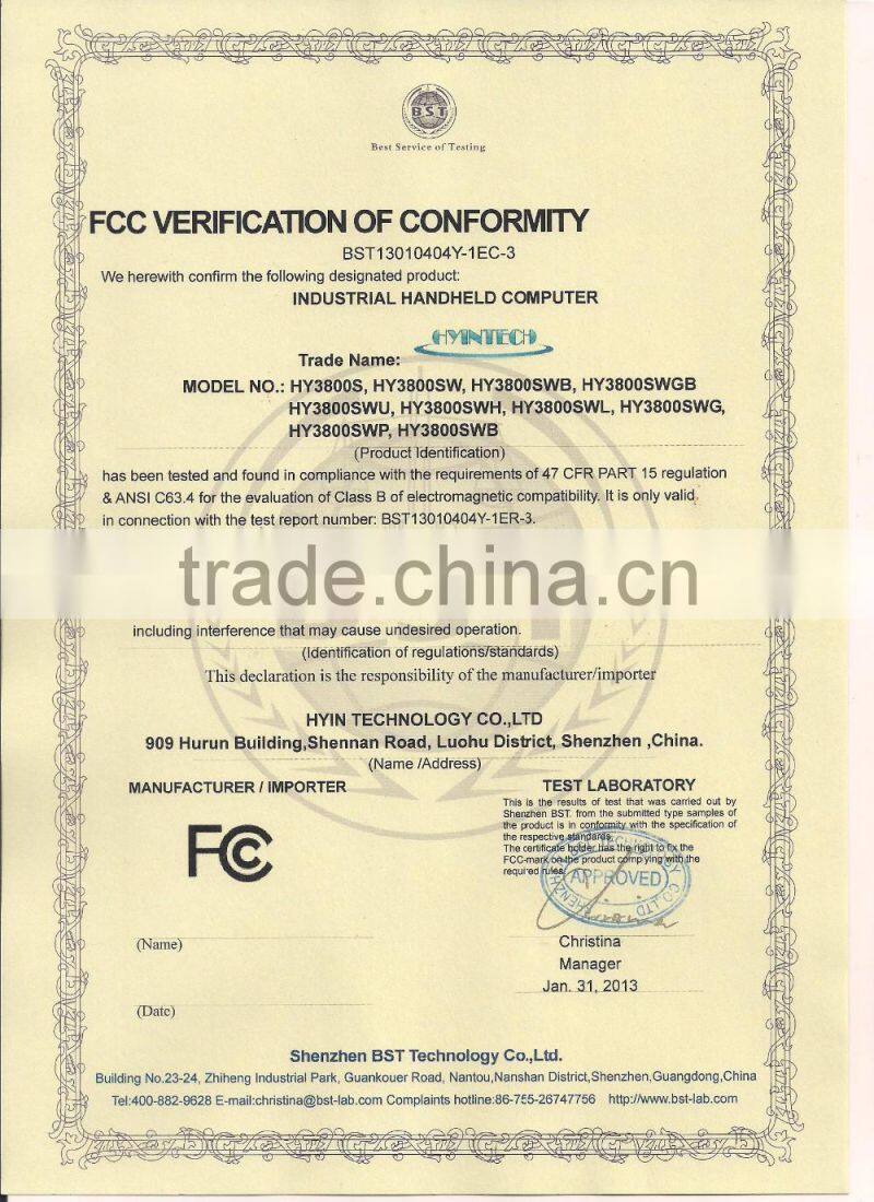 rfid laundry management 15-meter range uhf rfid handheld pc silicone laundry tag reader