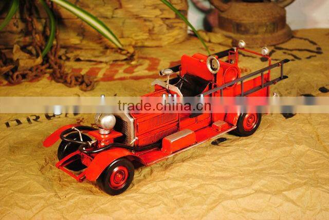 Fire truck model with paint