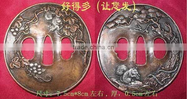 Hand forged Japanese sword Katana Matrix Tsuba Very Sharp