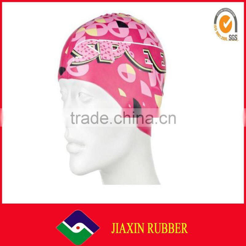 2014 china wholesale hot sale waterproof swim cap,silicone swim cap