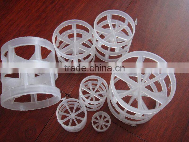 Plastic Pall Ring Random Packing Ring/ Polypropylene pall ring
