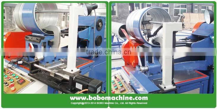 HVAC duct spiral forming machine
